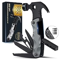 Multitool Camping Accessories Stocking Stuffers for Men Dad Gifts, 13 In 1 Survival Multi Tools Hammer Christmas Cool Gadgets for Adults Him Boyfriend Husband Grandpa Women Birthday Valentines Fathers