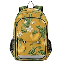 ALAZA Summer Orange Tree with Flowers Casual Daypacks Bookbag Bag