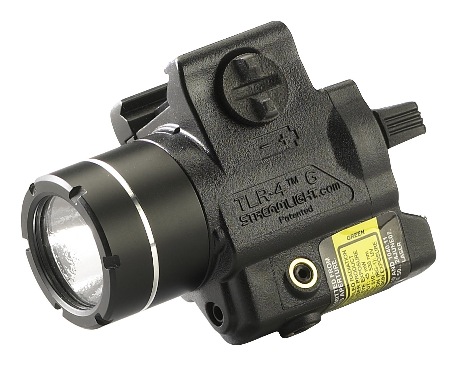 Streamlight 69245 TLR-4 Compact Rail Mounted Tactical Light with Integrated Green Laser and Wide Operating Range - 115 Lumens
