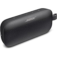 Bose SoundLink Flex Bluetooth Portable Speaker, Wireless Waterproof Speaker for Outdoor Travel - Black (Renewed)