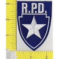 R/E Raccoon Police Department R.P.D. Logo Iron on Patch JB