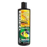 Brightwell Aquatics Erase-Cl - Water Conditioner Removes Chlorine, Chloramines & Ammonia in All Marine and Freshwater Aquariums