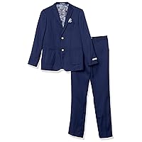 Isaac Mizrahi Slim Fit Boy's 2pc Linen Stretch Suit