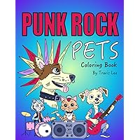 Punk Rock Pets Coloring Book