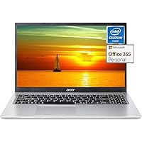 acer 2023 Newest Aspire 1 Silver Slim Laptop, 15.6-inch FHD, Dual-core, Intel Celeron N4500 Processor, 8GB RAM, 128GB eMMC, Thin and Light, Student & Business, Win 11 S