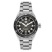 TAG Heuer orologio Autavia WBE5114.EB0173 Calibre 5 COSC Ceramica Nera Automatico Acciaio 42 mm, Bracelet