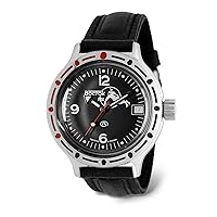 Vostok | Scuba Dude Amphibian Automatic Self-Winding Russian Diver Wrist Watch | WR 200 m | Amphibia 420634 |Fashion | Business | Casual Men's Watches
