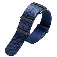 20mm 22mm NATO Nylon Fabric Watch Band Sport Military Parachute Strap Watchband Bracelet for Seiko/Omega/Rolex 300 (Color : B03, Size : 20mm)
