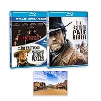 Clint Eastwood Classic Blu-Ray Collection: (The Outlaw Josey Wales + Unforgiven + Pale Rider) + Including Bonus Art Card