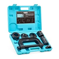 Orion Motor Tech Ball Joint Press Kit, 10pc Ball Joint Removal Tool for Brake Anchor Pin, U Joint Removal Tool with C Frame & 4x4 Adapters, Ball Joint Removing Tool for Most 2WD 4WD Cars Light Trucks
