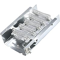 279838 Dryer Heating Element Assembly Replacement Part by AMI PARTS - Replaces EXP279838 AP3094254 279837 279838VP 3398064 3403585 8565582 AH33431-1 YEAR WARRANTY