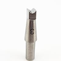1pc 102# 3mm Leather Craft Swivel Rotate Carving Knife Cutter Double-Edged Edge Push Beader Press Line Edging Creasing Stamping Replace Blade Tool