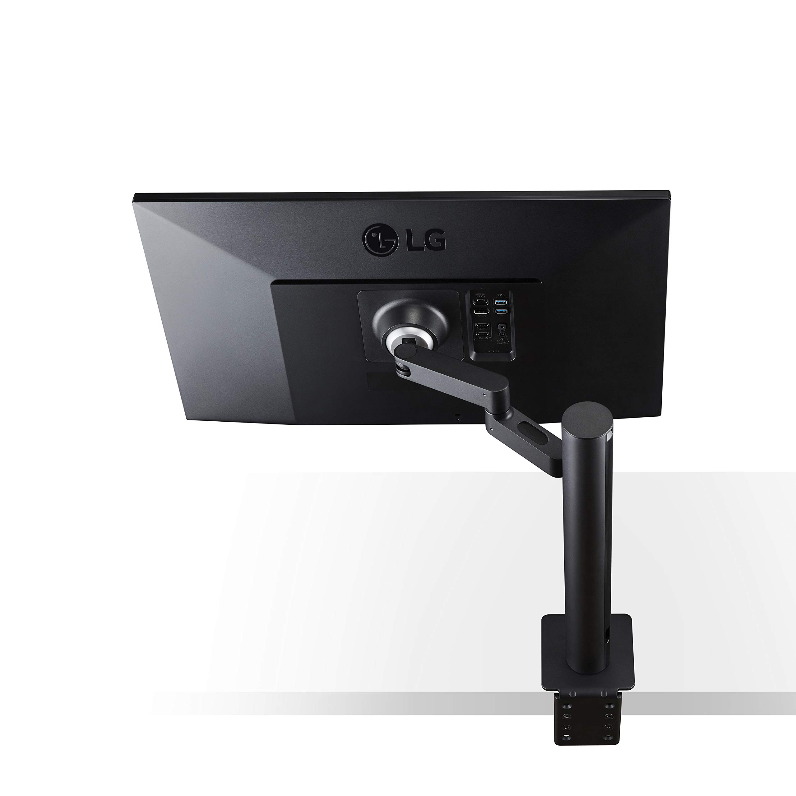 LG 27UN880-B Ultrafine Monitor 27” UHD (3840 x 2160) IPS Display, sRGB 99% Color Gamut, VESA DisplayHDR 400, USB Type-C, Ergo Stand - Black