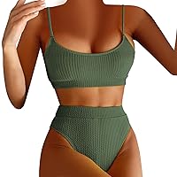 Bathing Suits for Women 2 Piece Bikini with Skirt Bikini Tops for Big Busted Women Underwire