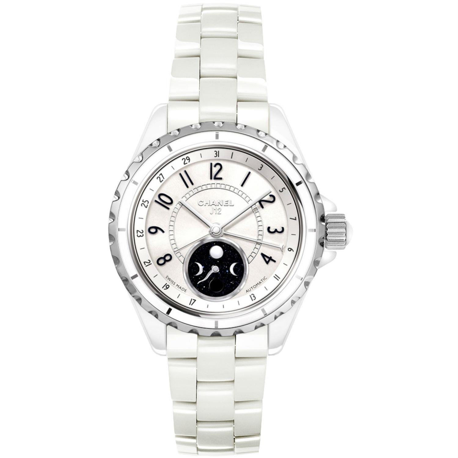 H0968 J12 Chanel Ceramic 33MM White Dial Ladies Quartz Watch