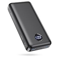 Portable Charger 40000mah Power Bank, USB-C (22.5W) Fast Charging Battery Pack Cell Phone Charger for iPhone 15/14/13 Series, Android Samsung Galaxy, for Travel Camping - Black