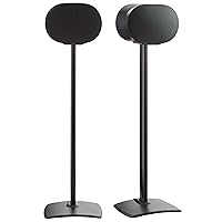 Sanus Wireless Speaker Stands for Sonos ERA 300™ (Black) - Pair, Perfect Stand Setup for Easy and Secure Mounting of New Sonos Era 300™ Speakers - OSSE32-B2