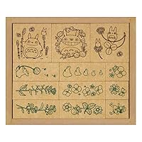 Ghibli Rubber STAMP My Neighbor Totoro Flower Hanko Spring and Summer