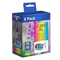 LC3013 Ink Cartridges High Yield Replacement Compatible for Brother LC3013XL LC-3013 LC3011XL to use with MFC-J690DW MFC-J895DW Printer (5 Pack, Black Cyan Magenta Yellow)