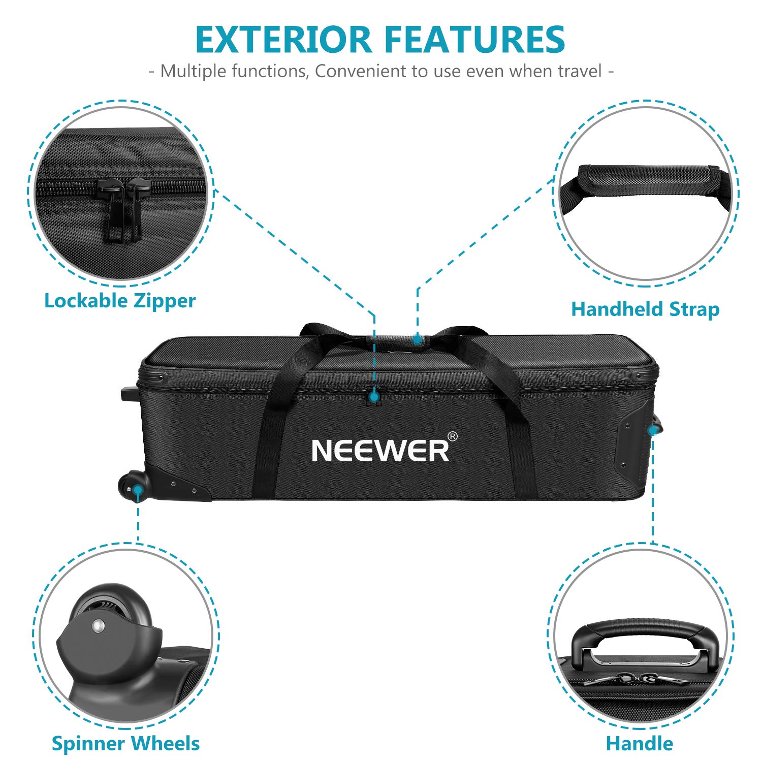 Neewer Professional Camera Trolley Case[44.8