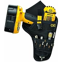 CLC Custom Leathercraft 5023 Deluxe Cordless Poly Drill Holster, Black