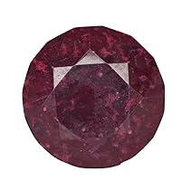 GEMHUB AAA Faceted EGL Certified Natural 1439.5 Ct Round Red Ruby Loose Gem B-4442