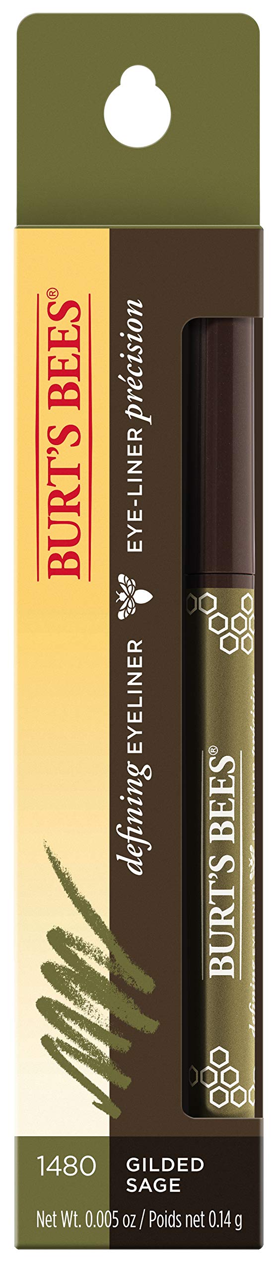 Burt's Bees, Defining Eyeliner Gilded Sage, 0.005 Ounce