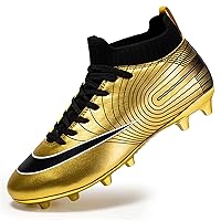 Men's Soccer Cleats Football Shoes,Soccer Boots Shoes for Women,Big Boy Soccer Shoes,Turf Indoor Youth Soccer Shoes, High Top Ankle Boots for Men