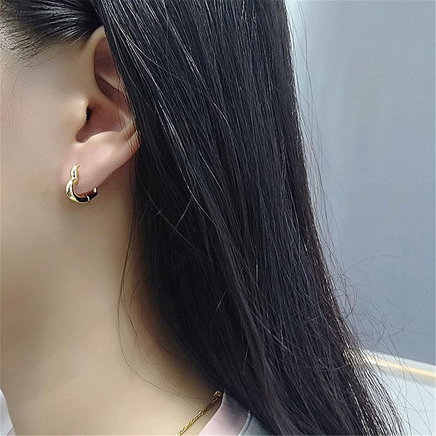 925 Sterling Silver Heart Hoop Earrings for Women Teen Girls Sweet Love Heart Earrings Drop,Platinum Durability and attraction