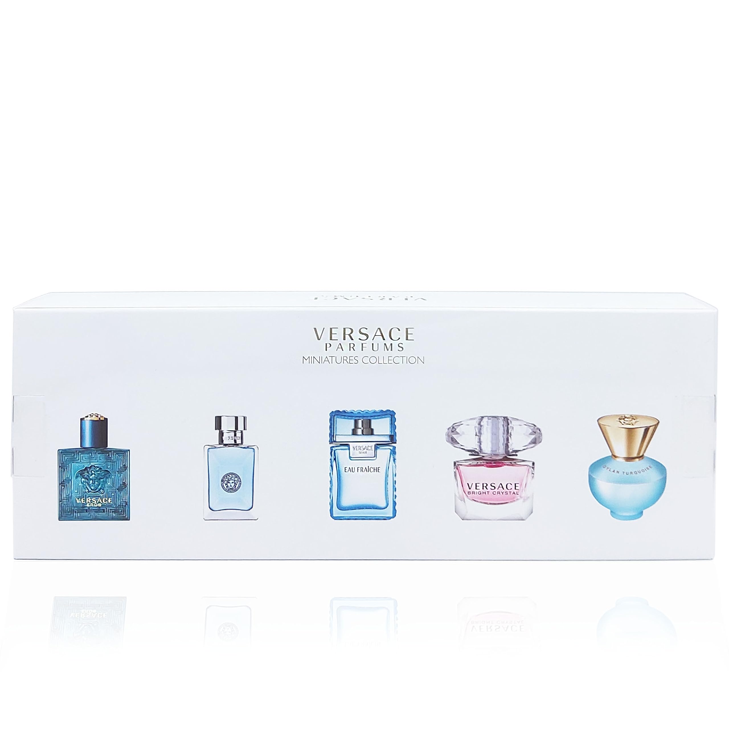 Versace Miniatures Collection by Versace for Unisex - 5 Pc Mini Gift Set