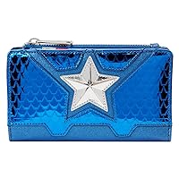 Loungefly Marvel Shine Captain America Faux Leather Wallet