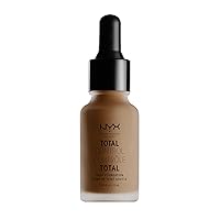 NYX PROFESSIONAL MAKEUP Total Control Drop Foundation - Deep Rich, With Neutral Undertones, 0.43 Fl Oz (TCDF20)