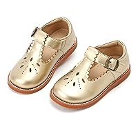 Todder Little Girls Oxford Shoes Mary Jane T-Strap School Uniform Party Dress Flat Shoes
