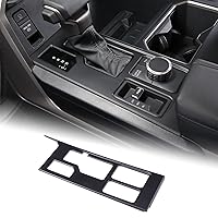 Central Control Gear Shift Panel Trim Cover Compatible with Toyota Tundra/Sequoia 2022-2024 Truck Gear Shifter Console Anti-Scratch Panel Frame Decorative Sticker Protection ABS Accessories
