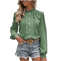 Women Lace Shirts Mock Neck Long Sleeve Top Casual Blouses Stretch Lace Slim T Shirt Dressy Work Blouse Tunic Tops