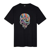 Paul Smith Men's Slim-fit 'Sticker Skull' T-Shirt