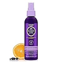 HASK BLONDE CARE 5-IN-1 Leave-In Spray Conditioner - vegan formula, cruelty free, color safe, gluten-free, sulfate-free, paraben-free
