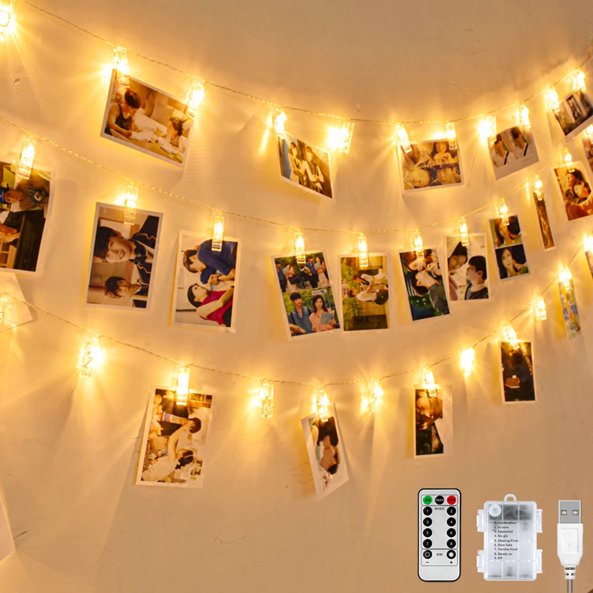 Mua LED Photo Clips Fairy Lights, Reusable 5 Metres/Fairy Lights ...