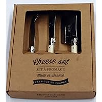 Laguiole Mini Cheese Set Ivory, Set of 3 Utensils, Boxed