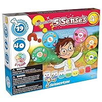 PlayMonster Science4you - 5 Senses - 19 Engaging Experiments for Children to Explore Their World - Fun, Education Activity for Kids Ages 4+