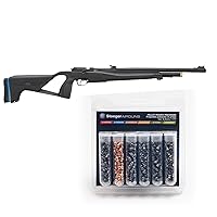 Stoeger XM1 Airgun - .177 Caliber - Black Synthetic with X-Family Pellet Sampler Pack