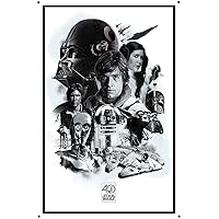 Retro Metal Tin Sign 8x12 inches Star Wars Poster Retro Metal Sign Pulp Fiction Movie Poster Tin Sign