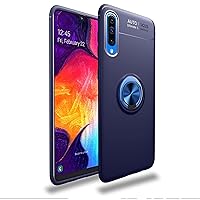 Ultra Slim Case Protective Case For Samsung Galaxy A50/A30S/A50S Case Soft TPU Shockproof Case 360 Degrees Rotating Metal Magnetic Ring Kickstand Heat Dissipation Anti-Fall Protective Case Phone Back