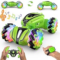 RC Cars for Kids,Toys for 6 7 8 9-14 Year Old Boys,Remote Control Car 360 ° Flips Stunt Car Double Sided Rotating Gesture Sensing Rc Cars with Light and Muisc Rechargeable Toy Car Gifts for Boys Girls