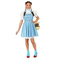 Rubies womens Wizard of Oz Dorothy Dress and Hair Bows Costume