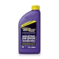 01315 Max Cycle 10W-40 High Performance Synthetic Motorcycle Oil, 1 Quart (32 Ounces)