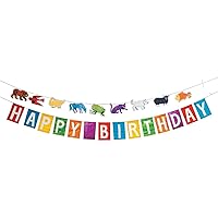 Fun Express - Brown Bear Garland for Birthday - Party Decor - Hanging Decor - Garland - Birthday - 2 Pieces