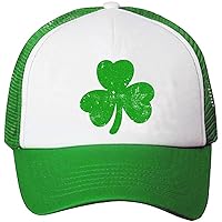 St. Patrick's Day Hats Irish Lucky Clover Baseball Cap Green Shamrock Baseball Cap Saint Pattys Costume