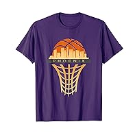 Phoenix State of Arizona Purple Sunset Vintage Design T-Shirt