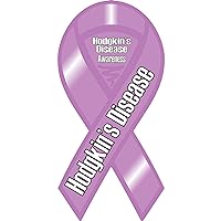 Hodgkin's Disease Awareness Ribbon Vinyl Decal - Choose Size - (17